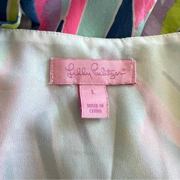 🔹 Lilly Pulitzer Silk Spaghetti Strap Dress - Picture 4 of 5